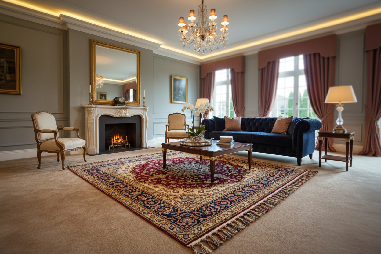 Bexley Carpets Hero Banner with Rug